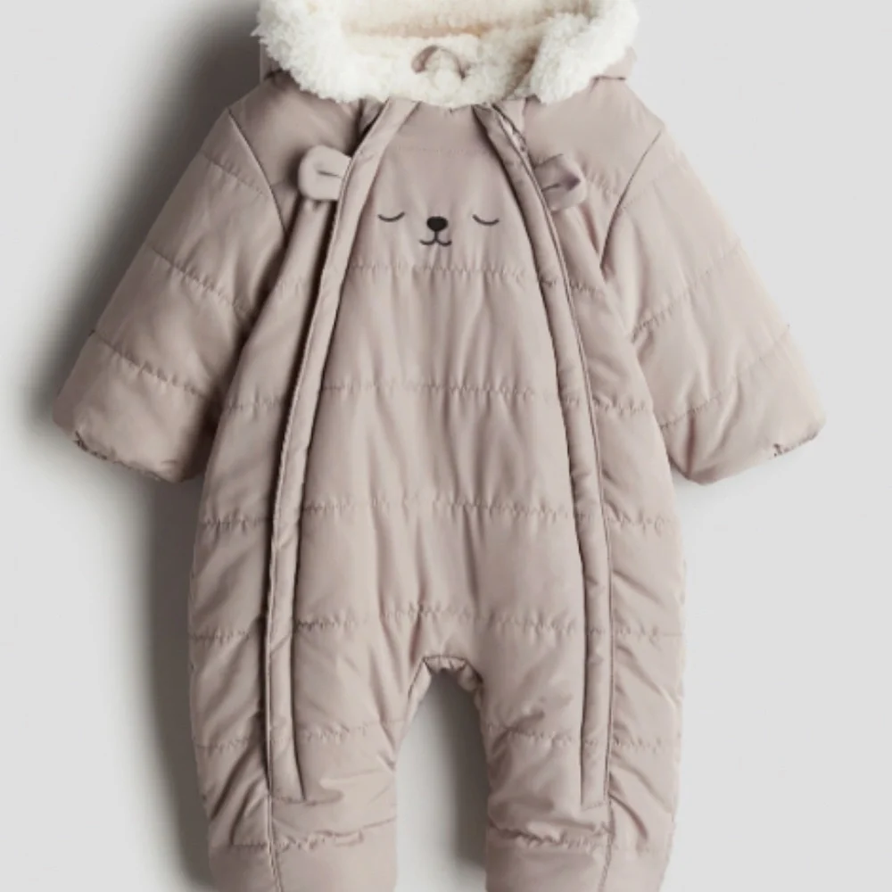 Padded Baby Bunting | 6–9 Months | Taupe | Gender Neutral